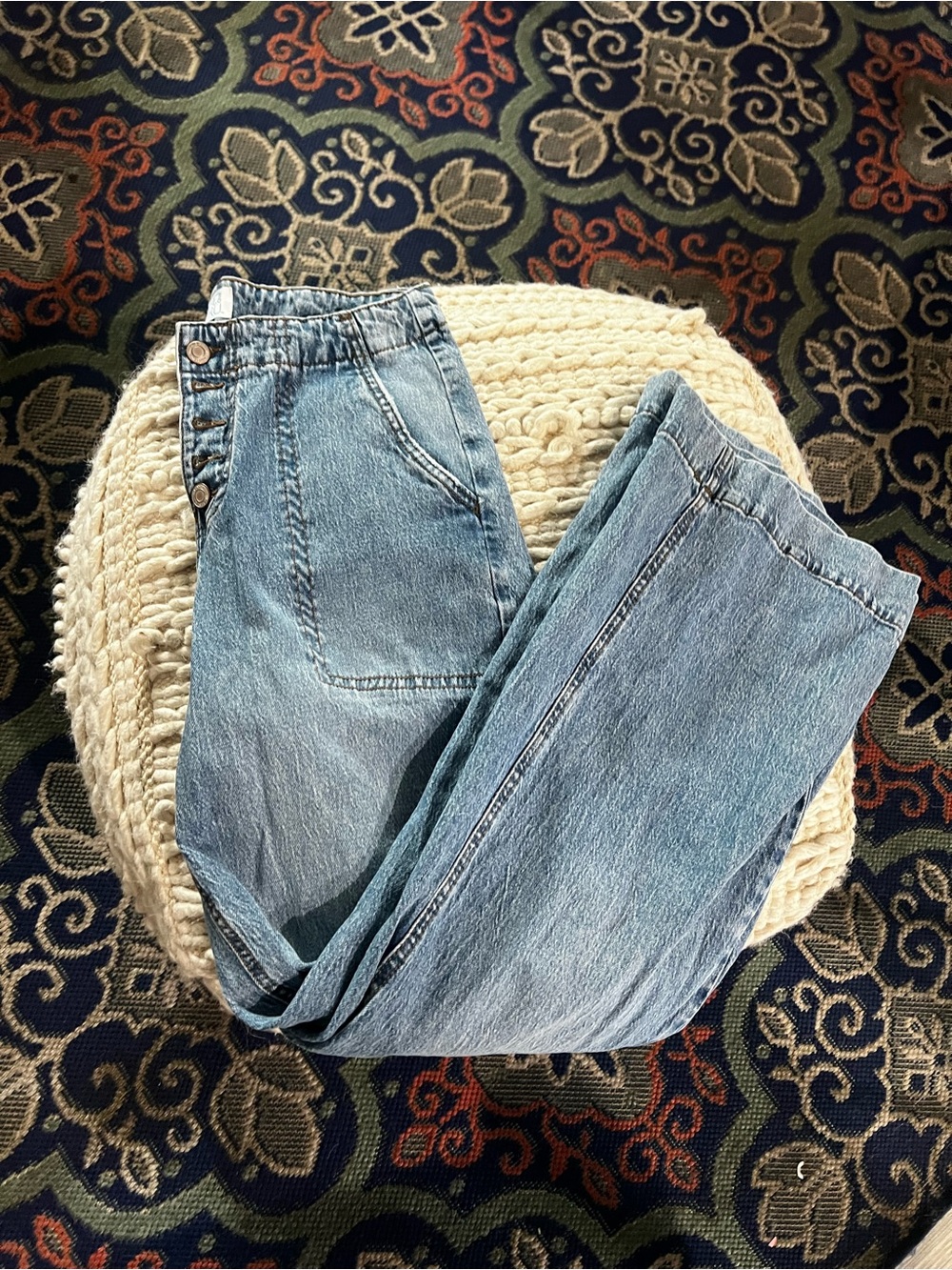 Time and Tru Light Blue Boyfriend Jeans
